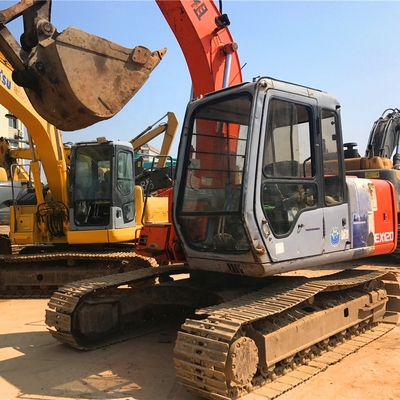 Farms Used Crawler Excavator Hitachi EX120-2 Hydraulic Excavating Digging Digging Machine 12 Ton Construction Gardening Excavator Digger Bager