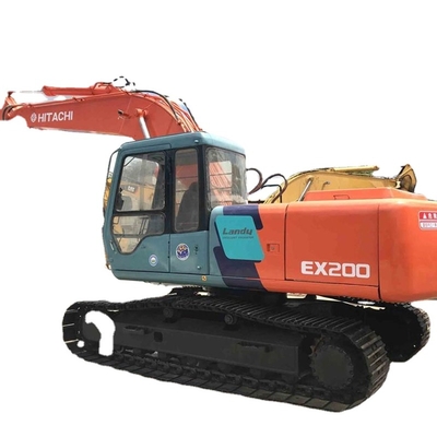 Farms Used Crawler Excavator Hitachi EX200 Hydraulic Digging Digging Machine 20 Ton Construction Gardening Excavator Digger Bager