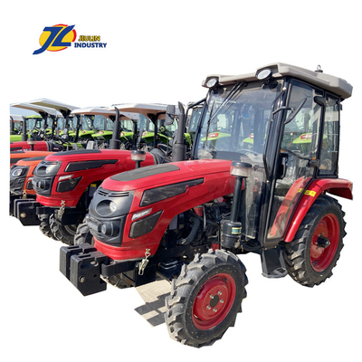 Construction material shops W mini 4x4 24HP 25HP 30HP 35HP 50HP compact tractors tractors with loader and backhoe made in China by Jiulin