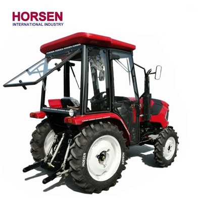 Cultivate HORSEN small 25HP 30HP4X4 mini compact farm garden tractor with front end loader rotary tiller for sale made in china